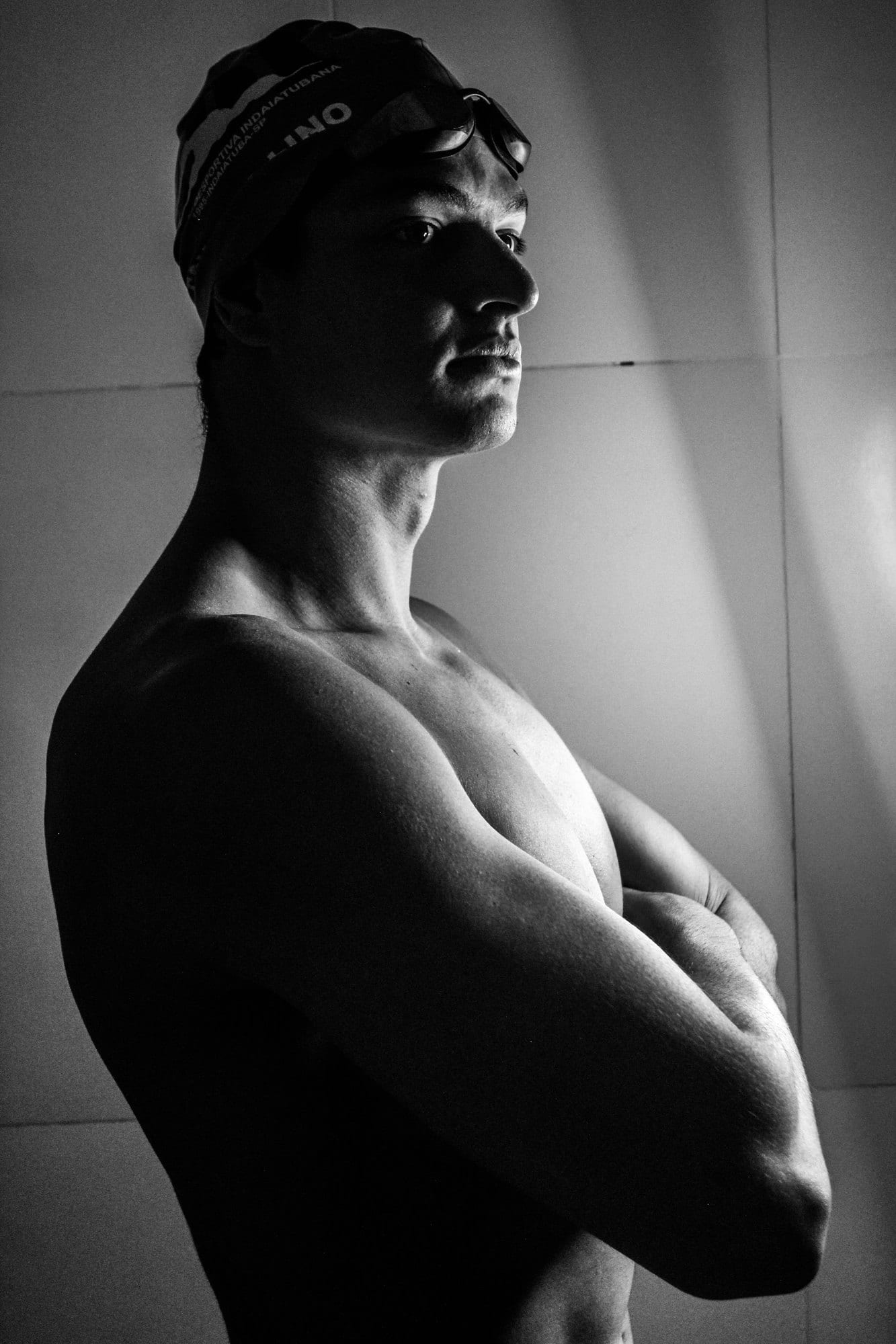 Retrato em preto e branco de Conrado Lino